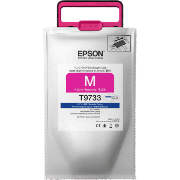 Epson T9733 Magenta XL Ink Supply Unit 22,500 Pages C13T973300
