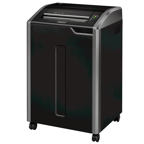Fellowes 485Ci Cross-Cut Shredder, 32-Sheet Capacity, 142L Bin FELLOWES SHREDDER 485Ci 4699001 CROSSCUT 1YRW
