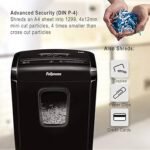 Fellowes 6M Mini-Cut Shredder 6-Sheet P-4 Security 13L Bin FELLOWES SHREDDER 6M MINI CUT 4631101