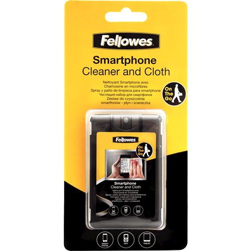 Fellowes 9910601 Smart Phone Cleaner and Microfiber Cloth Kit 16MFC0002