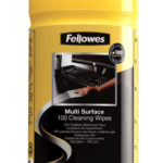 Fellowes 997158 Surface Wipes 100-Pack Anti-Static 16SWN0003