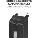 Fellowes AutoMax 100M 100-Sheet Auto Feed Cross-Cut Shredder FELLOWES SHREDDER  AUTOMAX 100M CROSS CUT 4629201