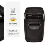 Fellowes AutoMax 150C Cross-Cut Shredder, 150-Sheet Auto Feed, P-4 Security FELLOWES SHREDDER AUTOMAX 150C 4680101 CROSSCUT 1YRW