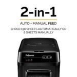 Fellowes AutoMax 150C Cross-Cut Shredder, 150-Sheet Auto Feed, P-4 Security FELLOWES SHREDDER AUTOMAX 150C 4680101 CROSSCUT 1YRW