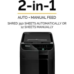 Fellowes AutoMax 350C 350-Sheet Auto Feed P-4 Cross-Cut Shredder FELLOWES SHREDDER 350C 4964101 CROSSCUT 1YRW