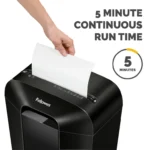 Fellowes LX41 8-Sheet P-4 Cross-Cut Paper Shredder FELLOWES SHREDDER LX41 4300701