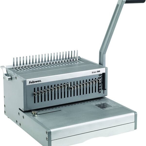 Fellowes Orion 500 Heavy Duty Comb Binding Machine, 30-Sheet Punch, 500-Sheet Capacity (5642601) 16BMC0011