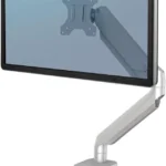 Fellowes Platinum Series Single Monitor Arm, Gas Spring, 32-inch, USB 3.0 16ACC1013