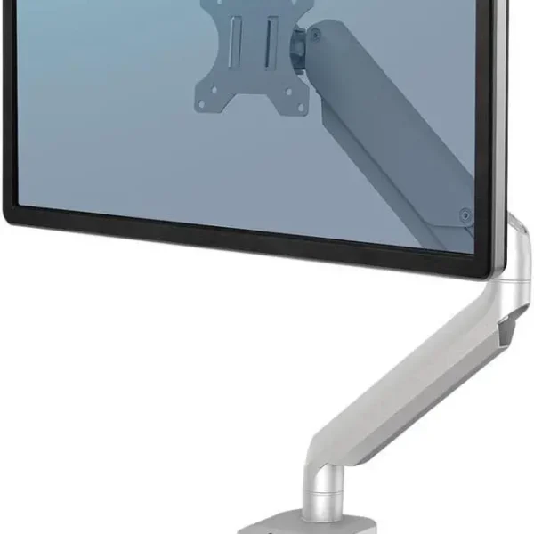 Fellowes Platinum Series Single Monitor Arm, Gas Spring, 32-inch, USB 3.0 16ACC1013