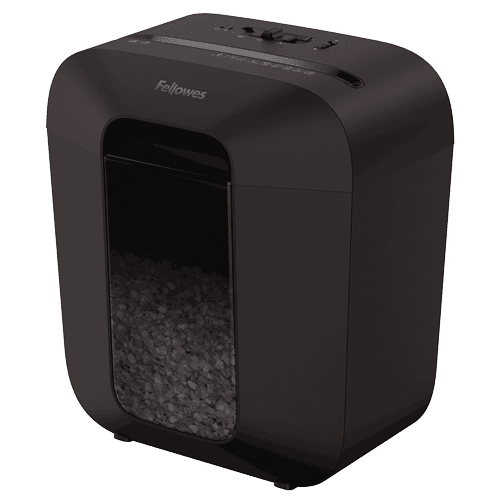 Fellowes Powershred LX25M 6-Sheet P-4 Mini-Cut Shredder FELLOWES POWERSHRED LX25M MINI CUT SHREDDER CROSS CUT 230V 4170601