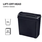 Fellowes Powershred P-25S Strip-Cut Shredder 5-Sheet Capacity 11L Bin FELLOWES SHREDDER CRC 4701001 P-25 STRIP CUT 1YRW
