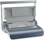 Fellowes Quasar+ Manual Comb Binding Machine, 28-Sheet Punch, 500-Sheet Capacity 16BMC0009