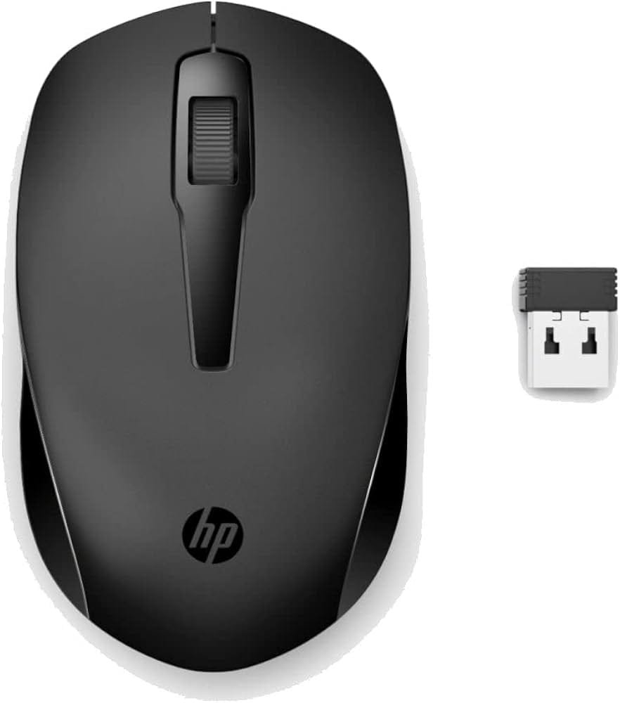 HP 150 Wireless Mouse 1600 DPI 2.4GHz Optical Sensor HP 150 Wireless Mouse 1600 DPI 2.4GHz Optical Sensor PROD-HP -25