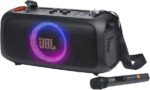 JBL PartyBox On-The-Go 100W Portable Bluetooth Speaker with Wireless Mic JBLPARTYBOXGOBAM
