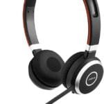 Jabra Evolve 65 SE Stereo UC Wireless Headset with Link 380a and Charging Stand 6599-833-499