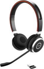 Jabra Evolve 65 SE Stereo UC Wireless Headset with Link 380a and Charging Stand 6599-833-499