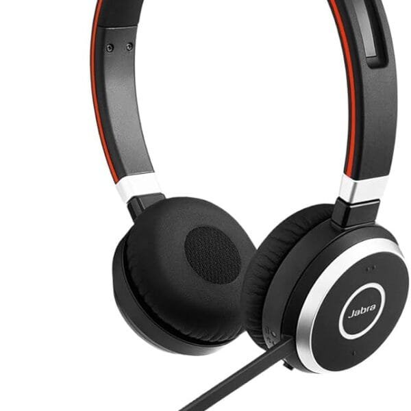 Jabra Evolve 65 SE Stereo UC Wireless Headset with Link 380a and Charging Stand 6599-833-499