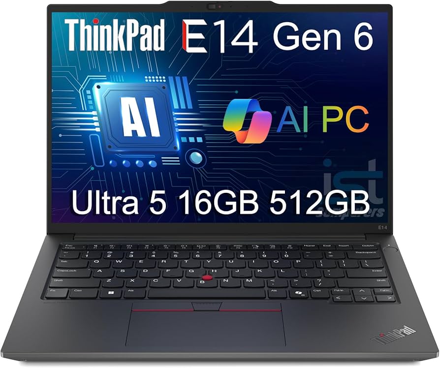 Lenovo ThinkPad E14 Gen 6 Intel Core Ultra 7 155U 16GB RAM 512GB SSD 