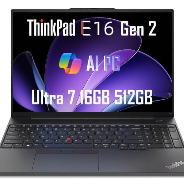 Lenovo ThinkPad E16 Gen 2 Intel Core Ultra 7 155U 16GB 512GB SSD 16" WUXGA 21SRS0BQ00