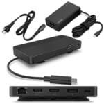 Lenovo USB-C Dual Display Travel Dock 4K HDMI DP 100W Adapter 40B90100UK