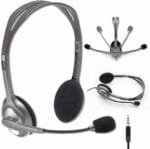 Logitech H110 Stereo Headset Dual 3.5mm Noise-Cancelling Mic 981-000271