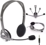 Logitech H110 Stereo Headset Dual 3.5mm Noise-Cancelling Mic 981-000271