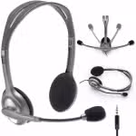 Logitech H110 Stereo Headset Dual 3.5mm Noise-Cancelling Mic 981-000271