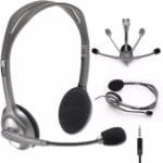 Logitech H110 Stereo Headset Dual 3.5mm Noise-Cancelling Mic 981-000271