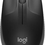 Logitech M190 Full-Size Wireless Mouse, 1000 DPI, 18-Month Battery, Charcoal 910-005905