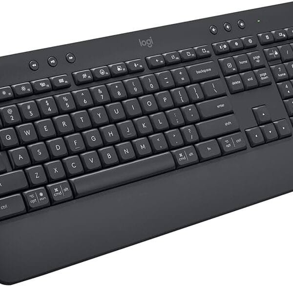 Logitech Signature K650 Wireless Keyboard, Bluetooth & Logi Bolt, Graphite 920-013451