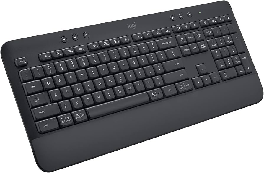 Logitech Signature K650 Wireless Keyboard, Bluetooth & Logi Bolt, Graphite Logitech Signature K650 Wireless Keyboard, Bluetooth & Logi Bolt, Graphite 920-013451