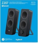 Logitech Z207 Bluetooth Computer Speakers, 10W Peak, Dual Device Input 980-001295