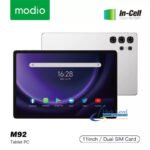 Modio M92 10.1" Tablet 16GB RAM 1TB 5G LTE with Keyboard M92