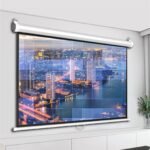 OfficePoint 100-Inch Manual Wall Mount Projector Screen (80x60) PROD-OFFICEPOINT-100