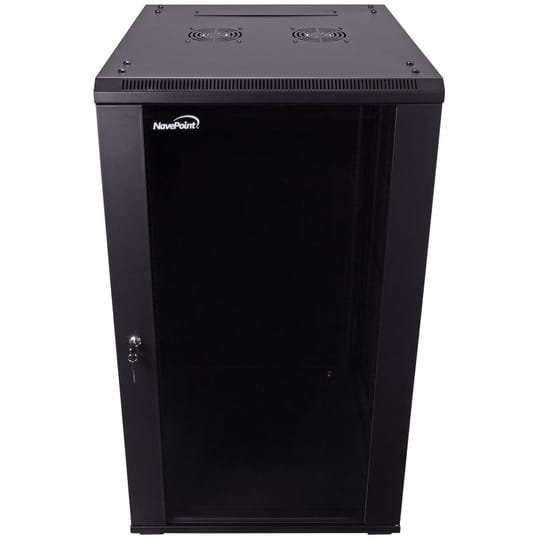OfficePoint 15U 600x600mm Wall Mount Data Cabinet with PDU and Fans PROD-OFFICEPOINT-117