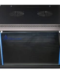 OfficePoint 9U 600x600mm Wall Mount Cabinet with 6-Way PDU and Fan Group PROD-OFFICEPOINT-114