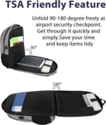 OfficePoint BGL-022 18" Padded Laptop Backpack BGL-022 18'