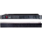 OfficePoint PDU-12K 12-Way 19-Inch Rackmount PDU PROD-OFFICEPOINT-136