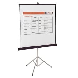 OfficePoint T70 70x70 Projector Screen Tripod Matte White PROD-OFFICEPOINT-109