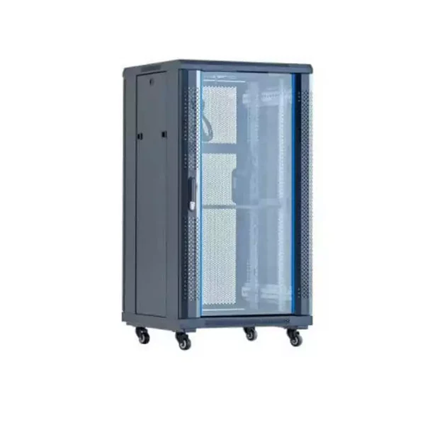 Officepoint 22U 600x600mm Floor Standing Server Rack with 9-Way PDU PROD-OFFICEPOINT-122