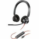 Poly Blackwire 3320 Stereo USB-C Headset with USB-A Adapter 8X219AA