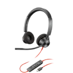Poly Blackwire 3320 Stereo USB-C Headset with USB-A Adapter 8X219AA
