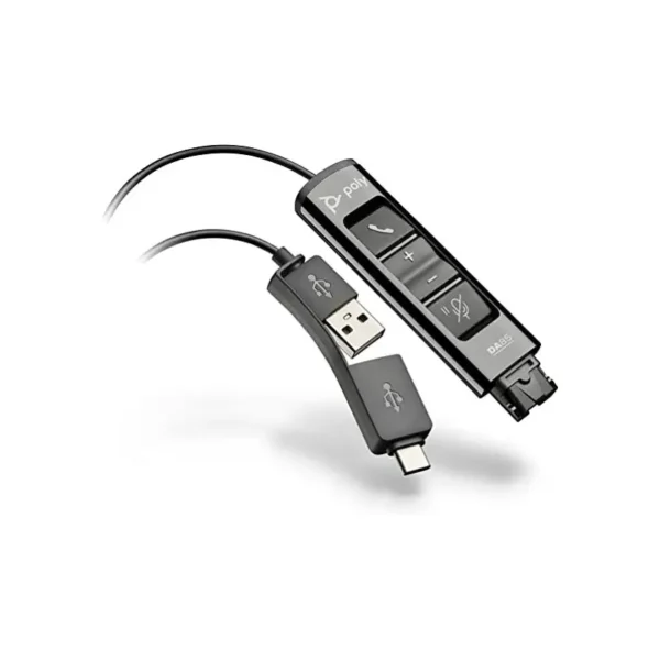 Poly DA85 UC USB-to-Headset QD Audio Processor with Inline Controls 786C7AA