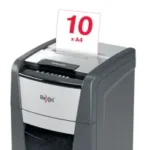 Rexel Optimum AutoFeed+ 300X Cross Cut P-4 Shredder, 60L Bin - Image 3