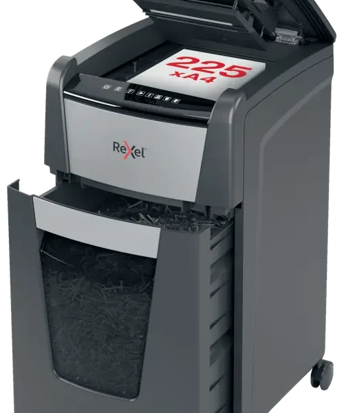 Rexel Optimum AutoFeed+ 225X P4 Cross Cut 225-Sheet Shredder