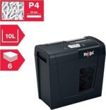 Rexel Secure X6 P4 Cross Cut Shredder 6-Sheet Capacity 10L Bin 35SRD1038