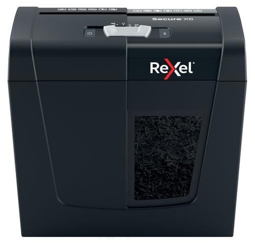 Rexel Secure X6 P4 Cross Cut Shredder 6-Sheet Capacity 10L Bin 35SRD1038