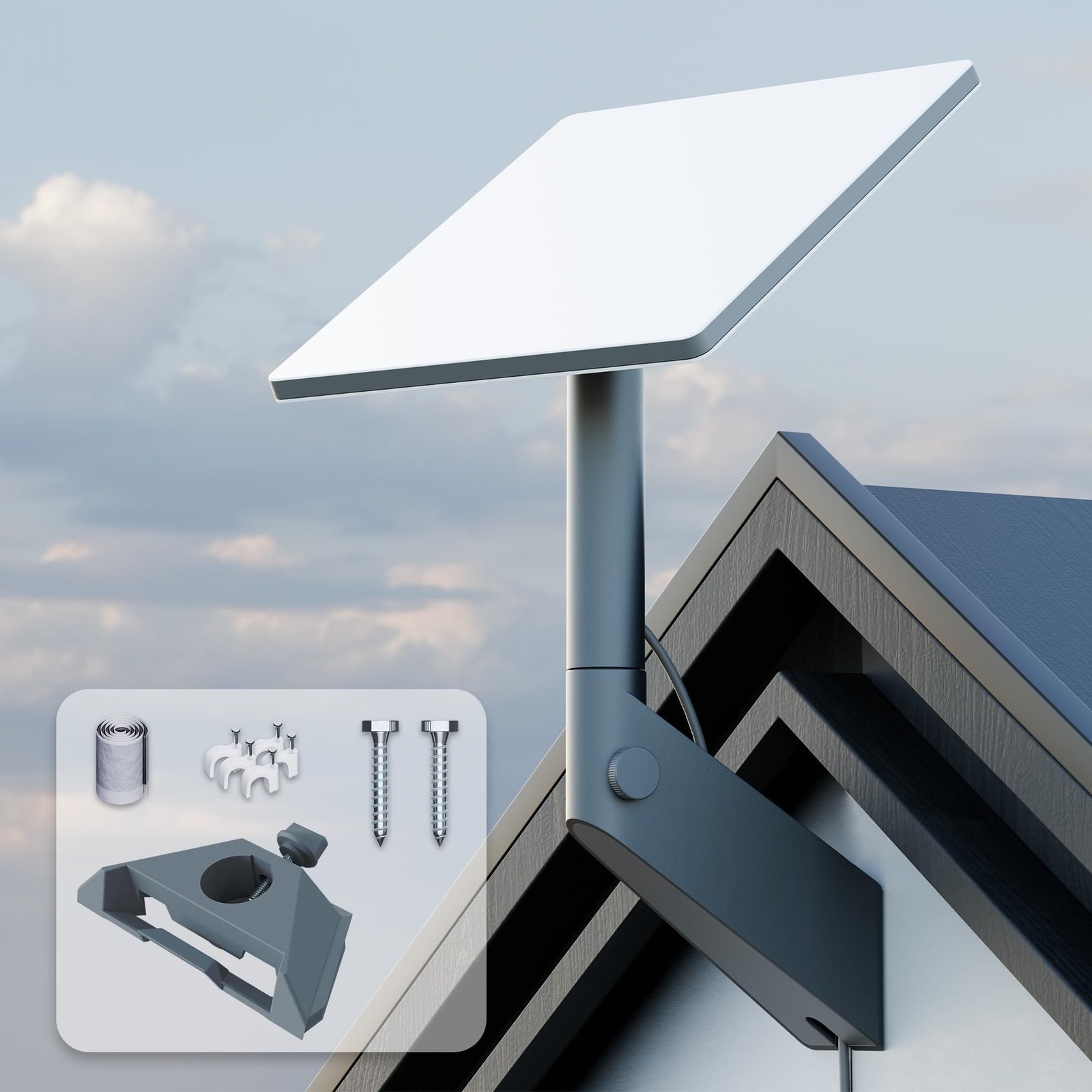 Starlink Mini Wall Mount Weather-Resistant Pivot Bracket Starlink Mini Wall Mount Weather-Resistant Pivot Bracket PROD-Starlink-11