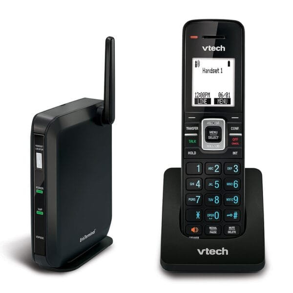 VTech ErisTerminal VSP600 SIP DECT Base Station with Cordless Handset DVSP600