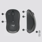 Logitech MK295 Silent Wireless Combo, 2.4GHz, Graphite - Image 2